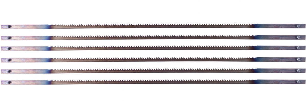 Scheppach Figuurzaagjes 25TPI - 6 stuks - Figuurzaagblad 135mm - Geschikt voor Scheppach figuurzaag SD1600V