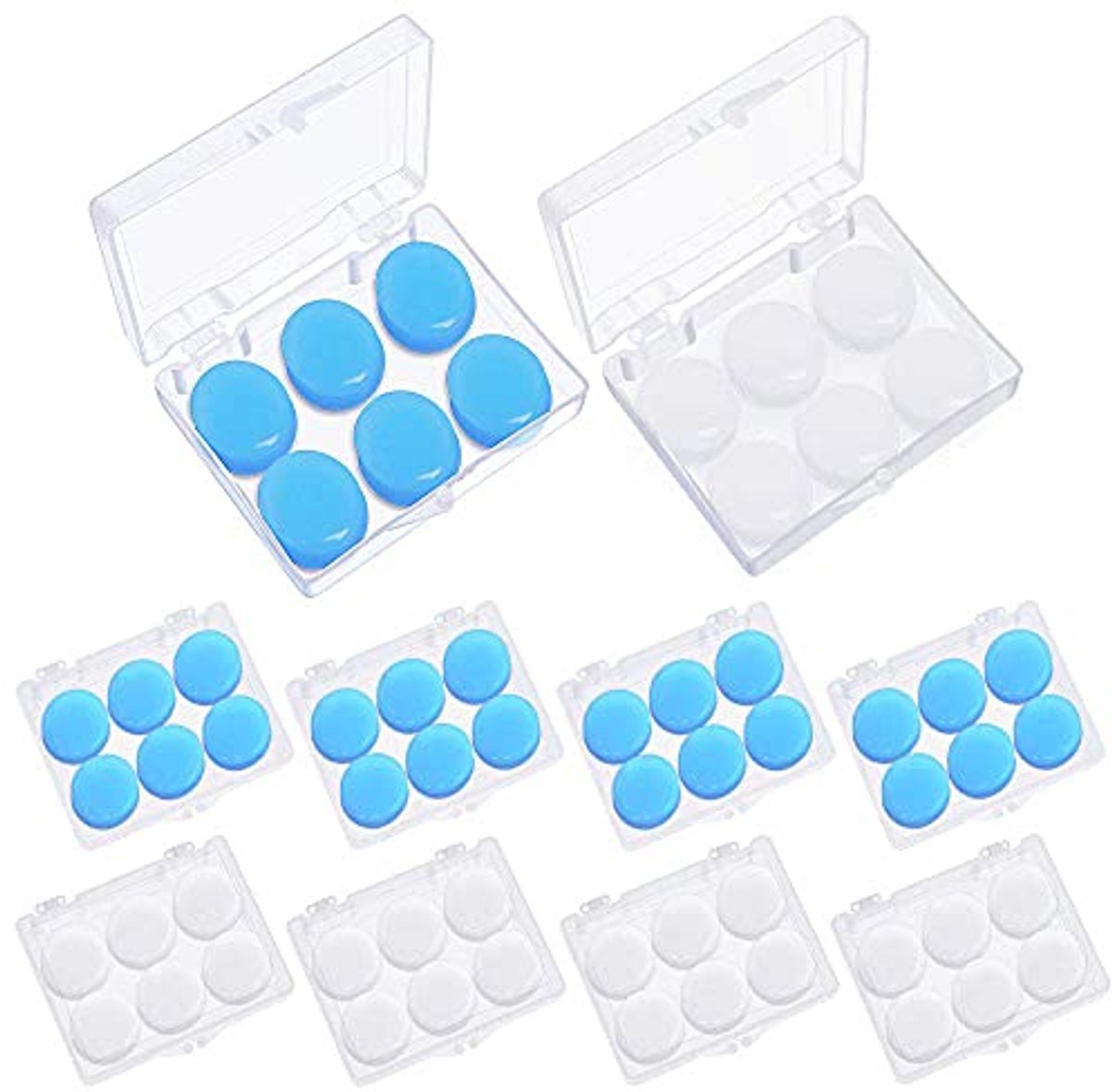 Oordopjes voor Slapen en Zwemmen - 24 Pairs Waterdichte Silicone Oordoppen