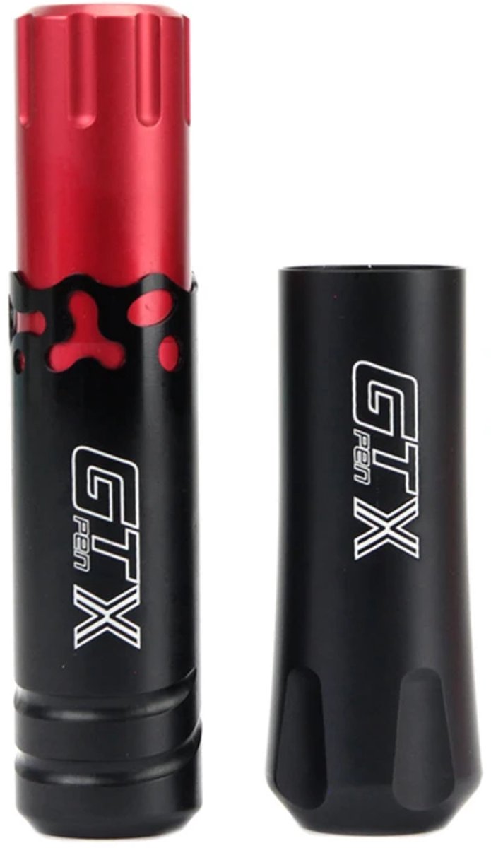 AVA GTX - Tattoo Cartridge Pen Rood - Tattoo machine - Red tattoo pen - Tatoeage machine - WIRED