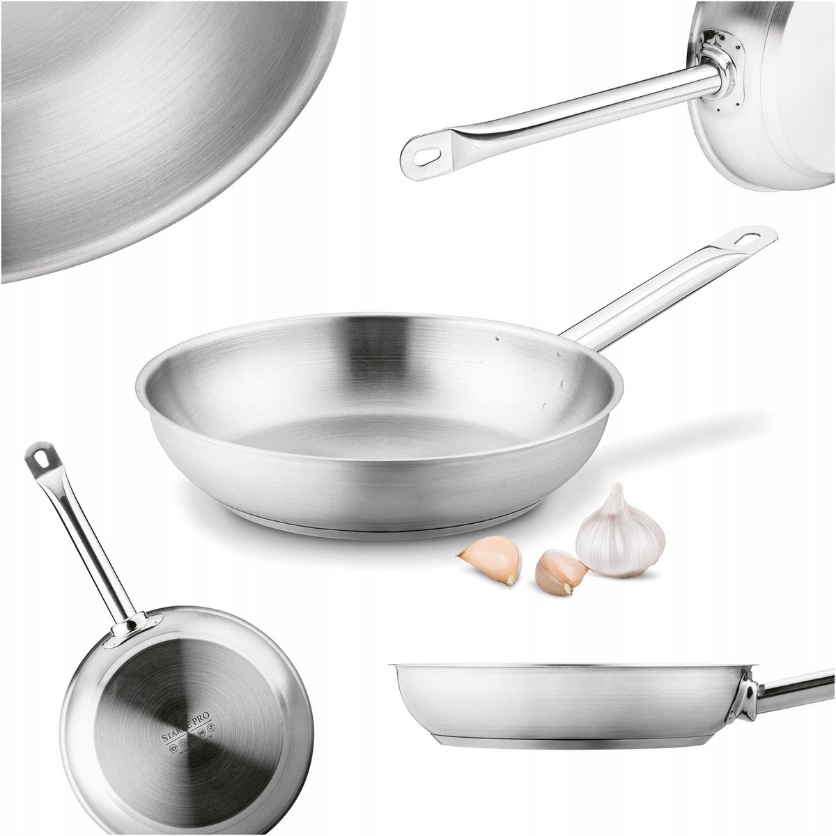 Starke Pro Gastro Koekenpan 24cm - Inductie, Ovenbestendig, RVS