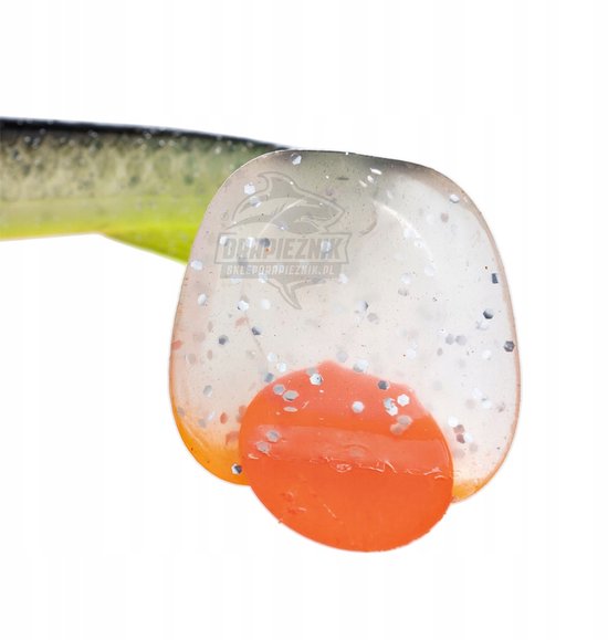 Abu Garcia Svartzonker McPike 21cm rubberen kunstaas - Fire Bass (2 stuks) — afbeelding 3