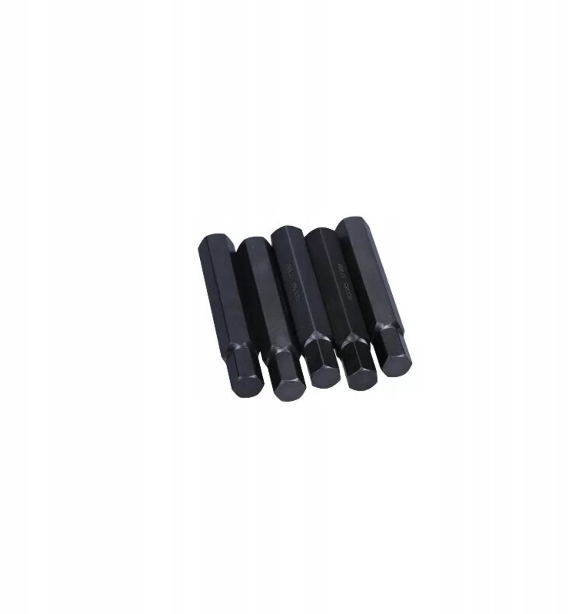 Bit 10 mm HEX 12 mm x 75 mm 3/8" - 5 stuks