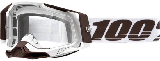 100% Racecraft 2 Crossbril ATV Zwart Wit