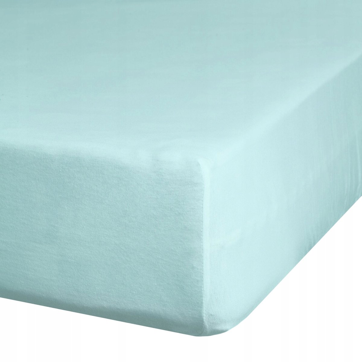 Jersey Hoeslaken met Elastiek - Mintgroen 120x200x25 cm