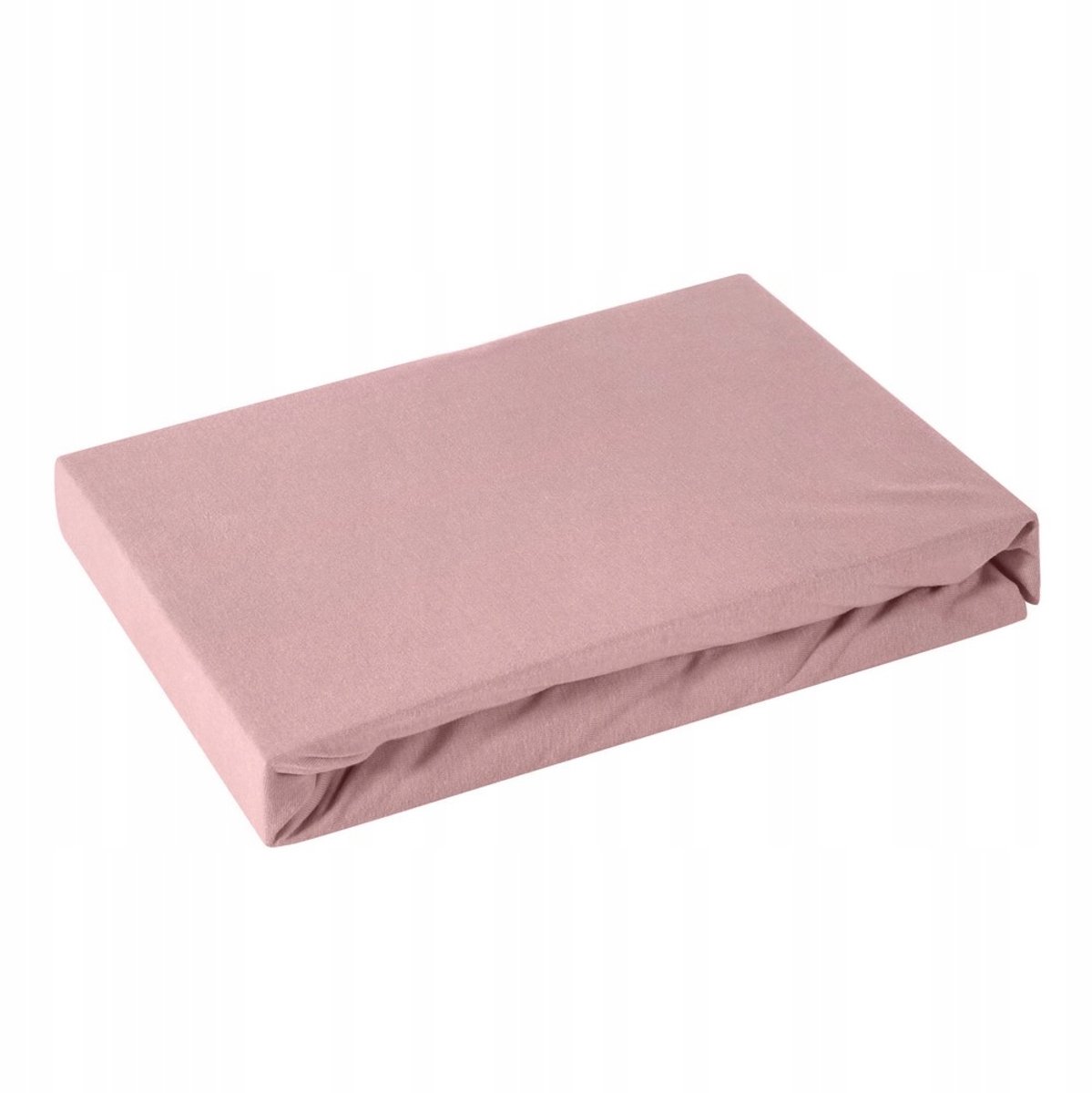 Jersey hoeslaken 240x220 cm poederroze voor hoge matrassen (30 cm)