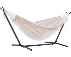 Vivere Dubbele Hangmat met Standaard - Natural