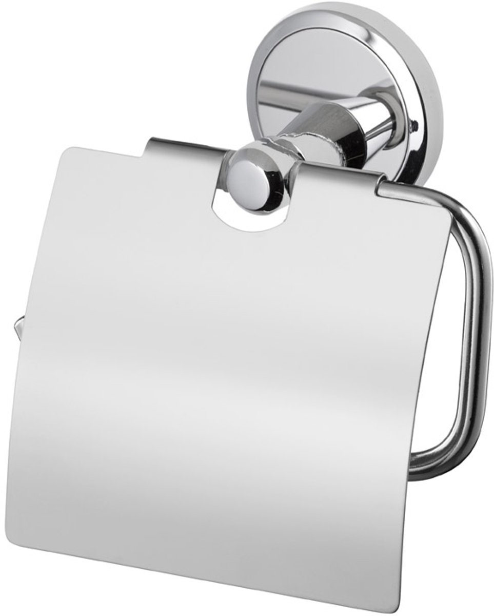 Bisk Seduction WC-rolhouder met klep, chroom
