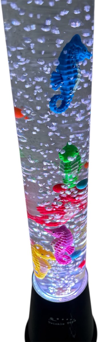 Led Zee paardjes bubbel lamp- 50 cm hoog-met ingebouwde bluetooth muziek speler — afbeelding 4