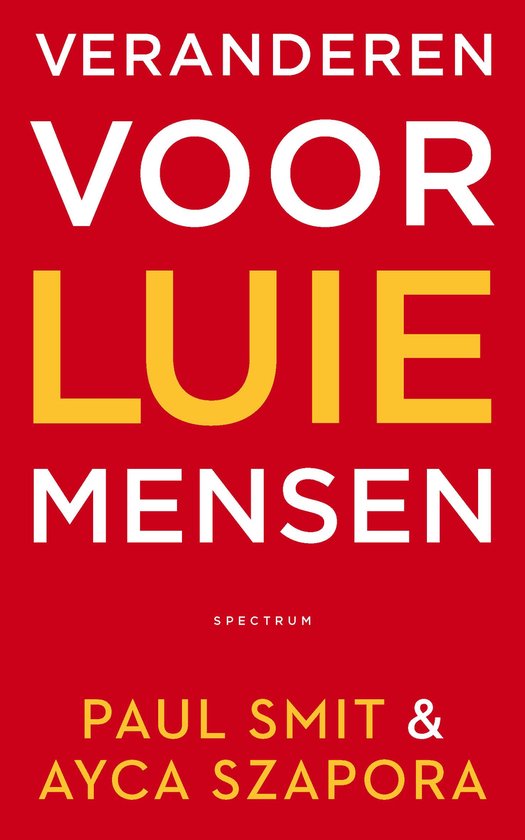 Veranderen voor luie mensen - cover