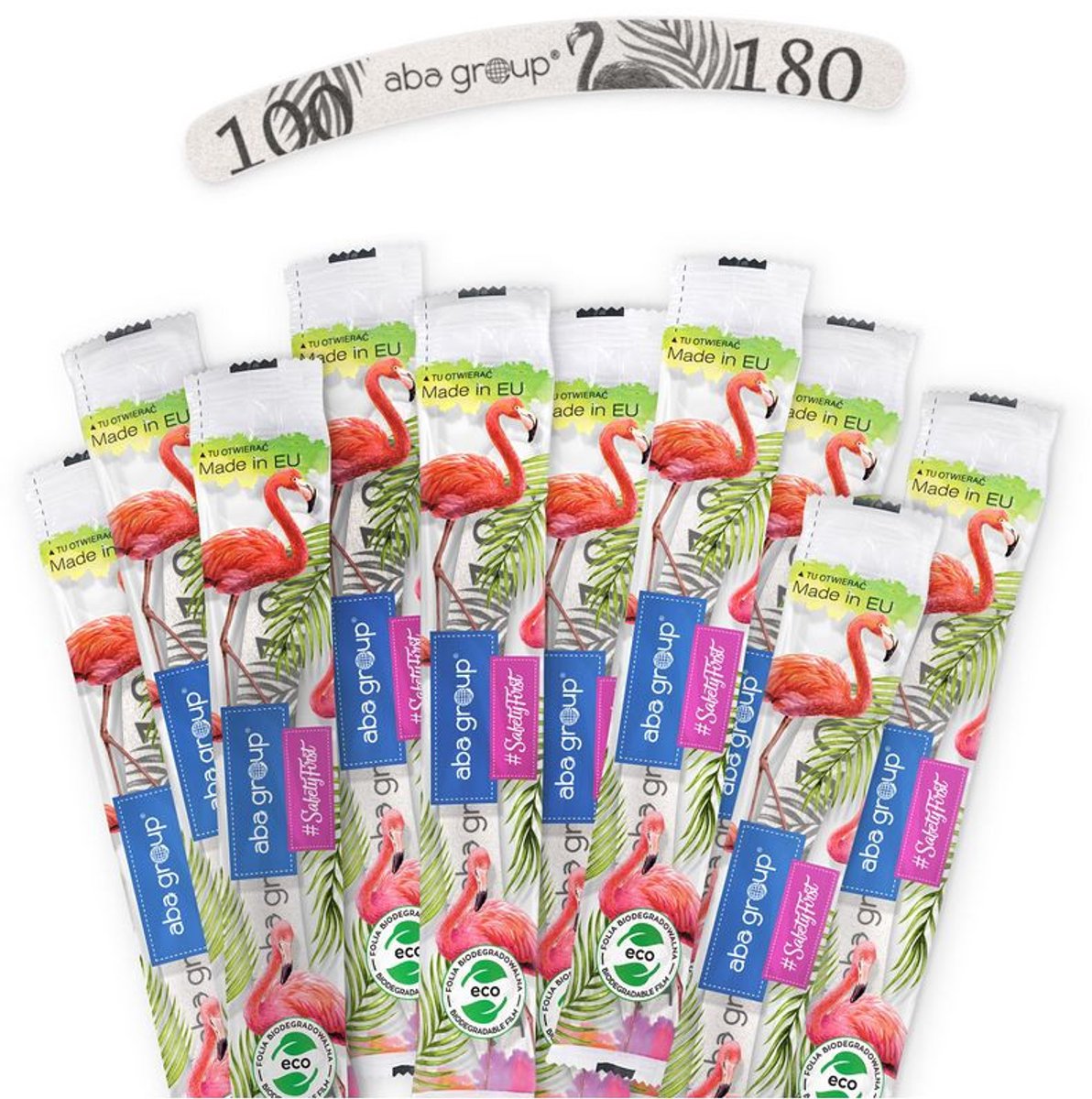 Aba Group Bananen Vijl 100/180 Slim - 10 Stuks Hygiënisch Verpakt