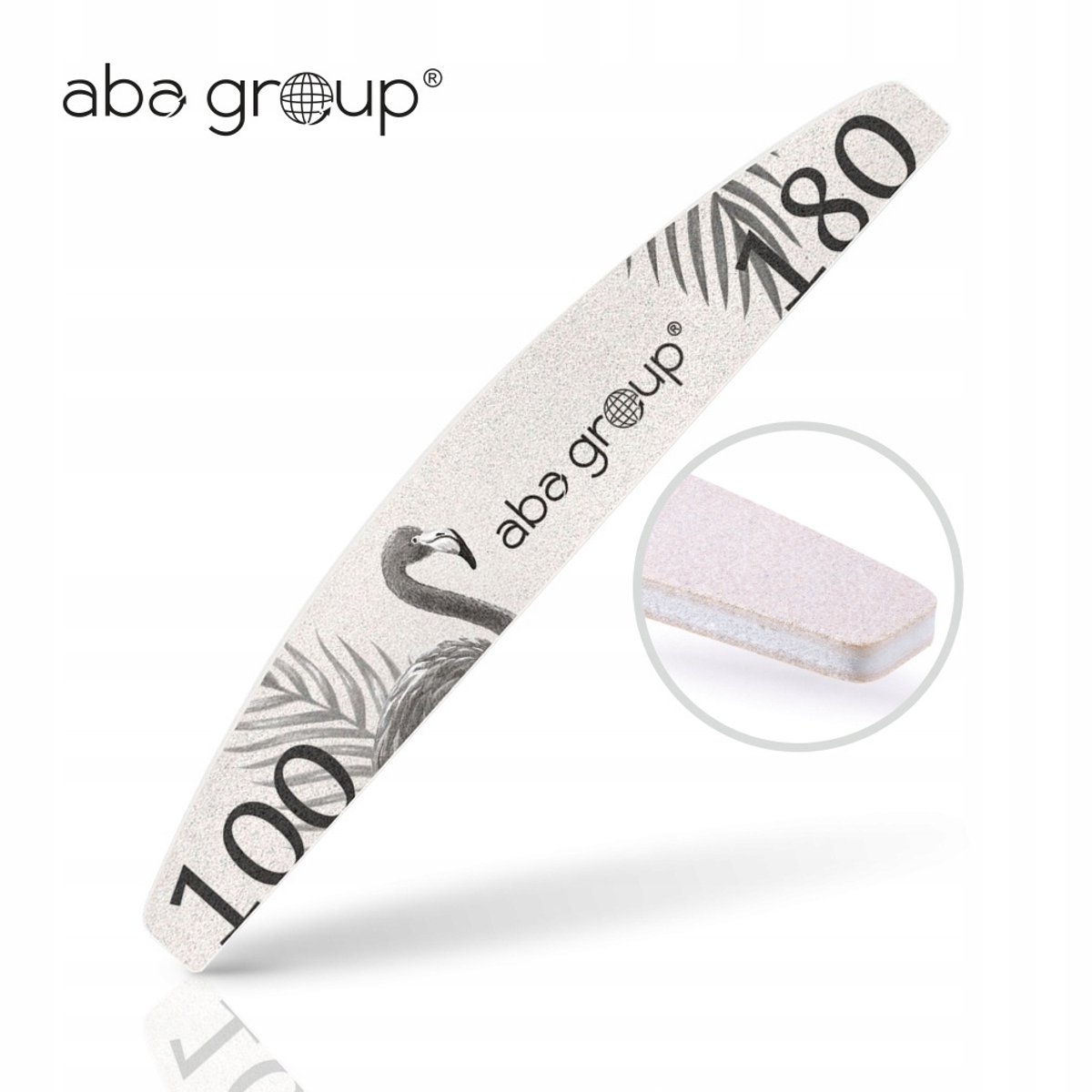 Aba Group Nagelvijl Halve Maan 100/180 - Professioneel & Hygiënisch
