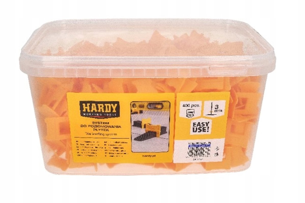 Hardy Tegel-egaliseerclips 3 mm - 400 stuks