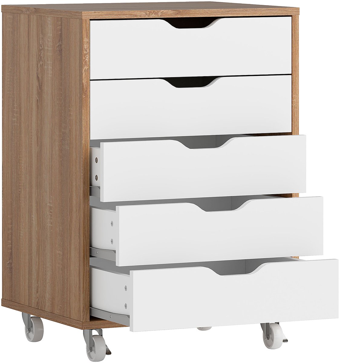 Vinsetto Archiefkast - Spaanplaat - 47,5x39,5x67,5cm - Eiken