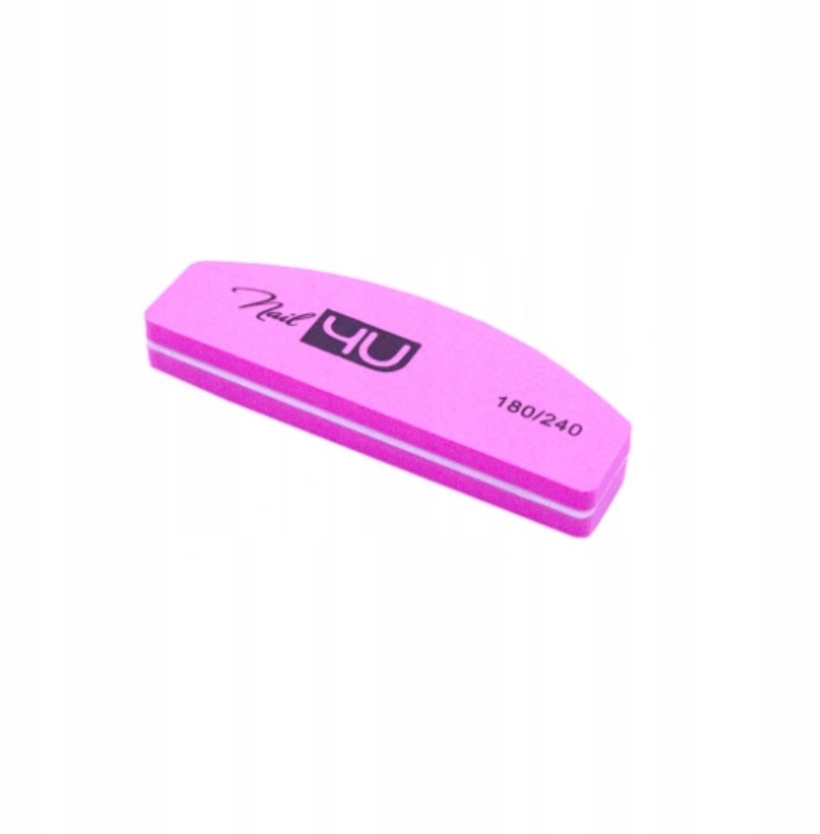Nail4U Polijstblok Candy 180/240 Bootvorm - Roze