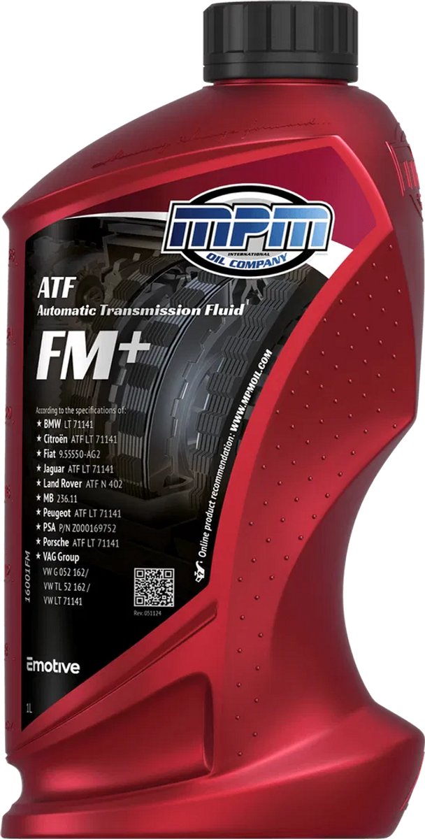 MPM Automatische versnellingsbakolie FM+ - 1 liter