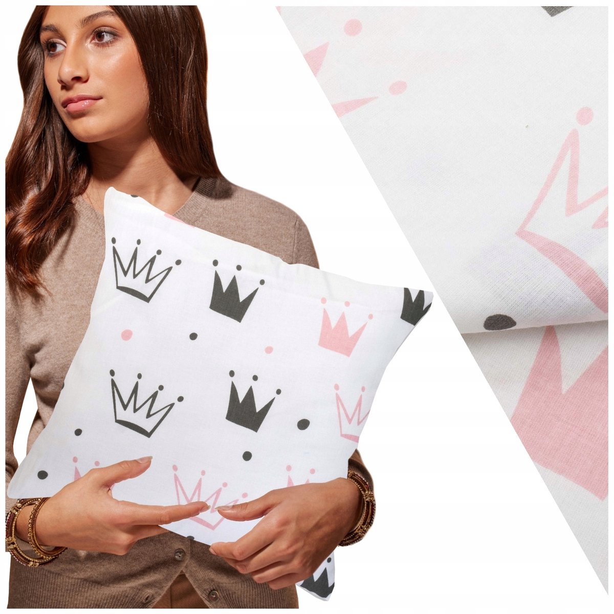 Belluno Katoenen Kussensloop 40x40 cm met Rits - Vrolijke Dierenprints