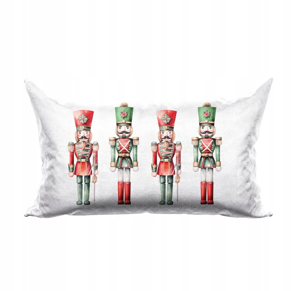 Kerstkussenhoes 30x50cm Notenkraker Fluweel Veelkleurig