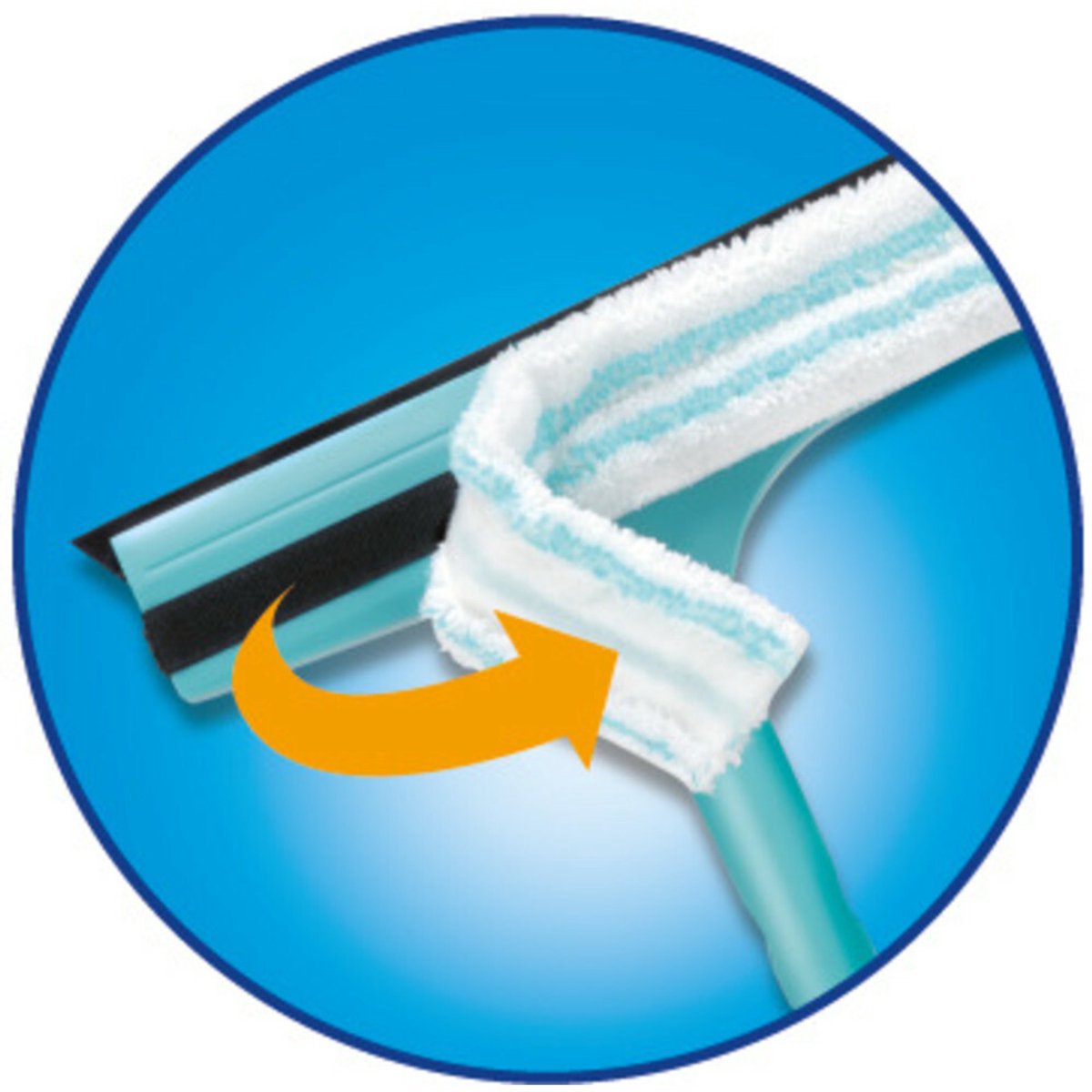 Leifheit Navulling Doek Raamwisser 3 in 1 - 32 cm - 2 x - Voordeelverpakking