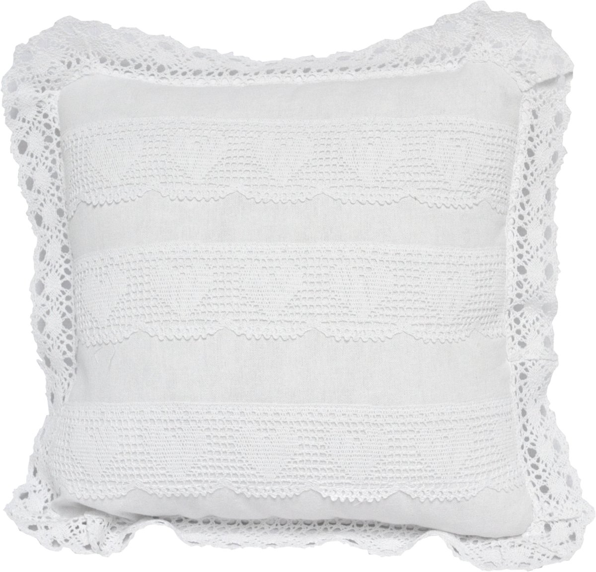 Hygge Kussenhoes Scandinavisch Wit 40x40 cm