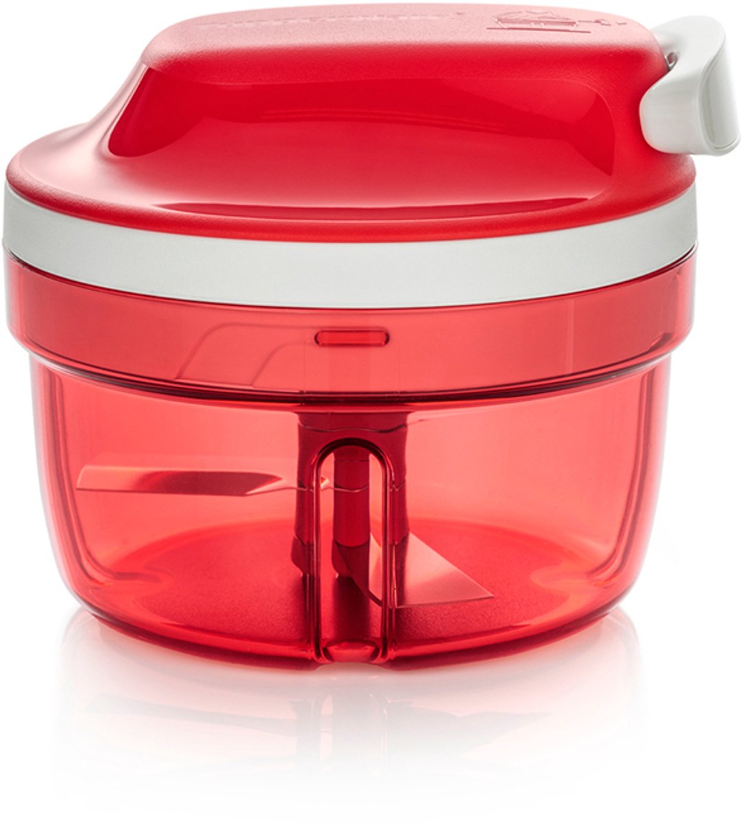 Tupperware SuperSonic Chopper Compact - Groentesnijder - Uienhakker - Multi-hakker voor Groenten, Noten, Knoflook - Mixer - Hakker met Koord - Met de Hand bedienbaar Snijder - Compacte Grootte