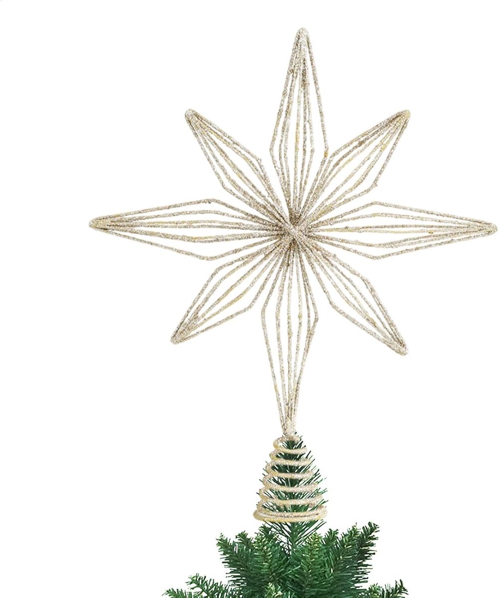 Verlichte Kerstboom Piek - kerstboomversiering - kerstboom versiering - LED Ster Decoratie Voor Festival Boom Top Met Lichtjes