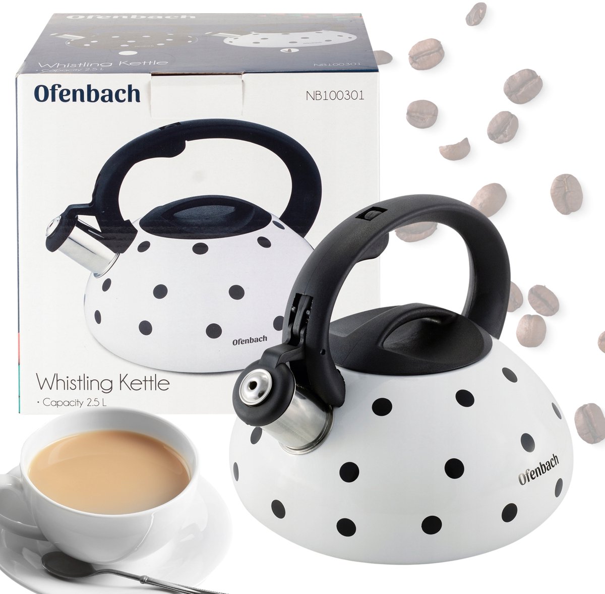 RVS Fluitketel 2.5L Gas & Inductie Geschikt