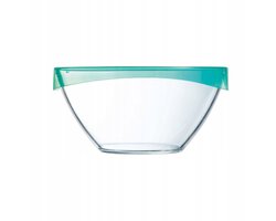 Luminarc Keep'n'Bowl Slakom met Deksel 28 cm Turkoois