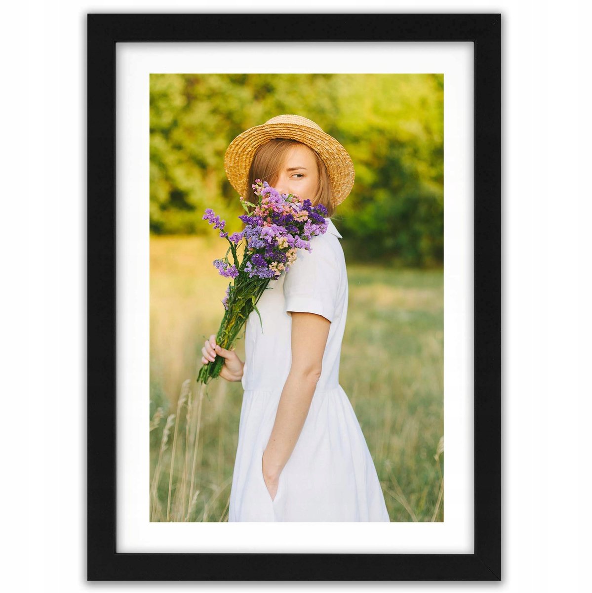 Houten Fotolijst 30x40 cm - Strak Zwart Design