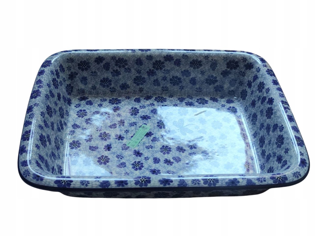 Bolesławiec Keramiek Ovenschaal 35cm - Decor 1443