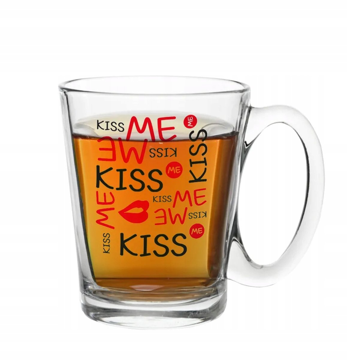 Altom Design Kiss Me Glas - 300 ml - Mok voor Koffie & Thee