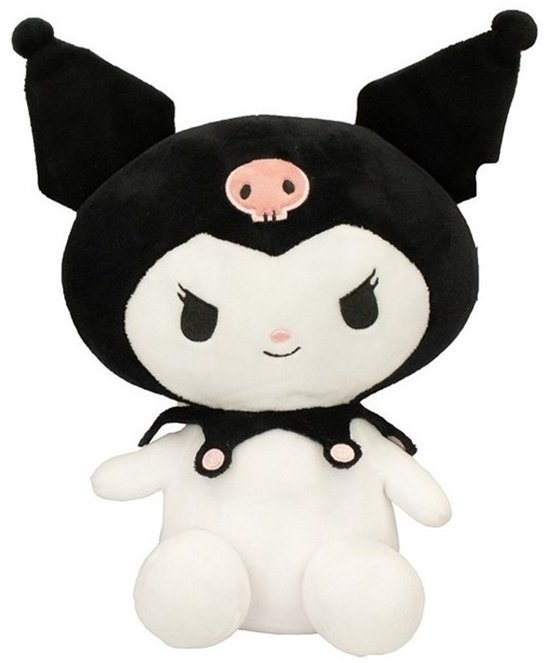Sanrio - Kuromi Knuffel Zwart - 23CM - My Melody - Kuromi - Kawaii - Japans - Cinnamoroll - Hello Kitty - Verjaardag - Cadeau - Kinderen
