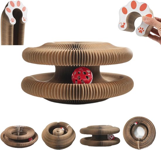Kitty Kurlz Kattenspeelgoed, magische krabplank voor katten