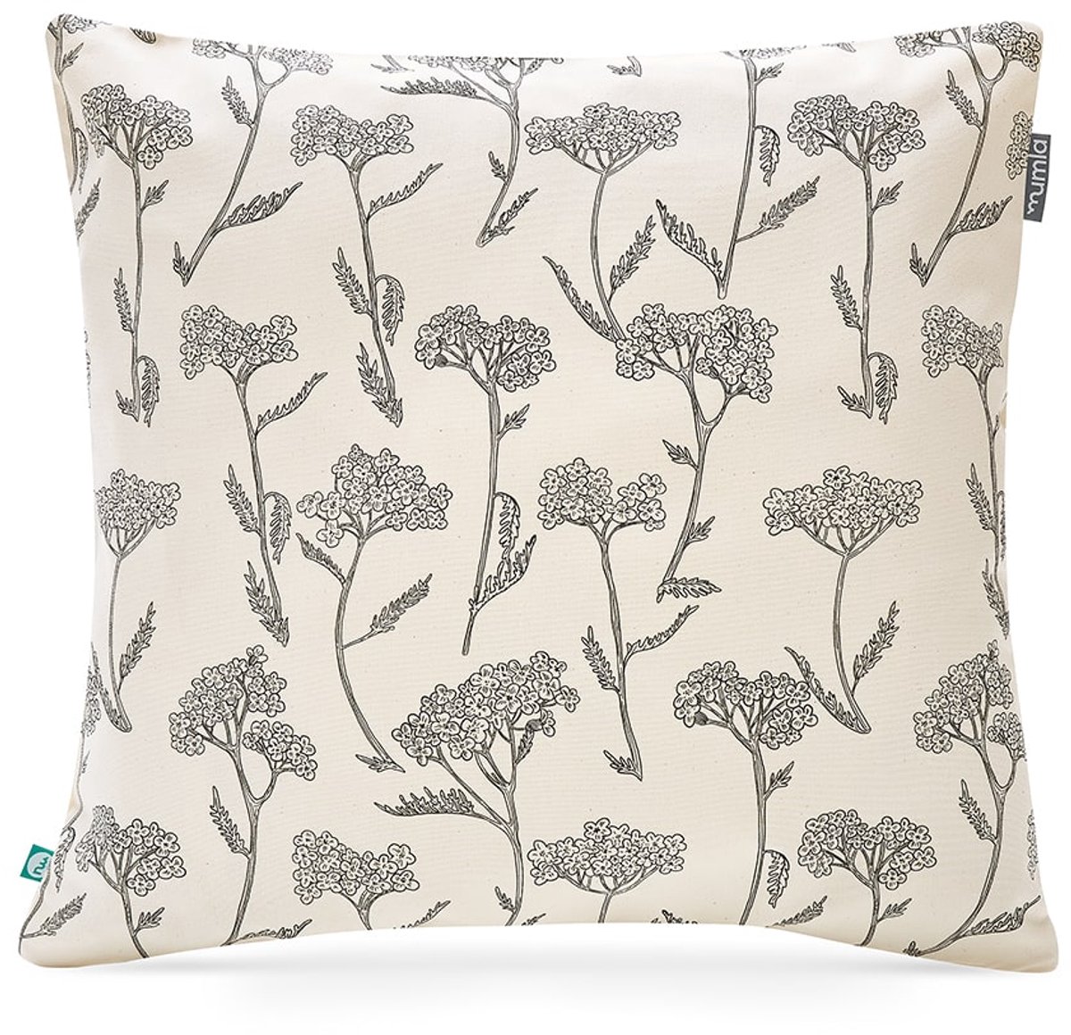 Decoratieve kussensloop Duizendblad 45x45 cm met rits