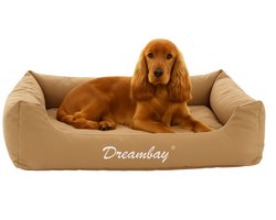 Flamingo Hondenmand Dreambay  - Zand -  80 x 67 x 22 cm