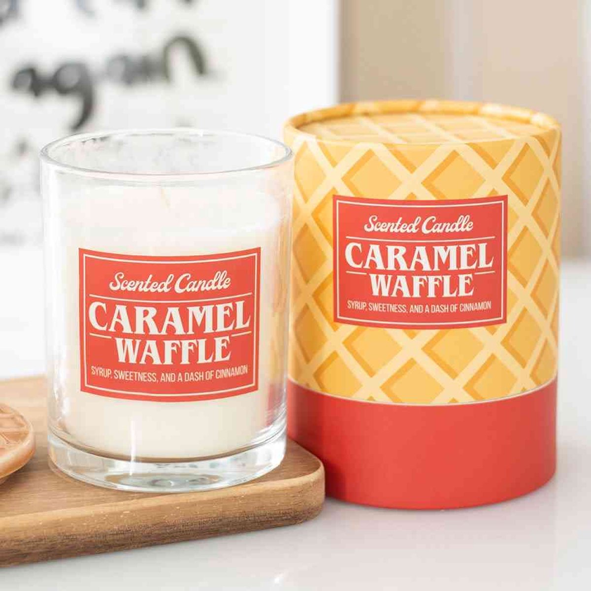 Something Different Caramel Waffle Scented Geurkaars - Multicolours