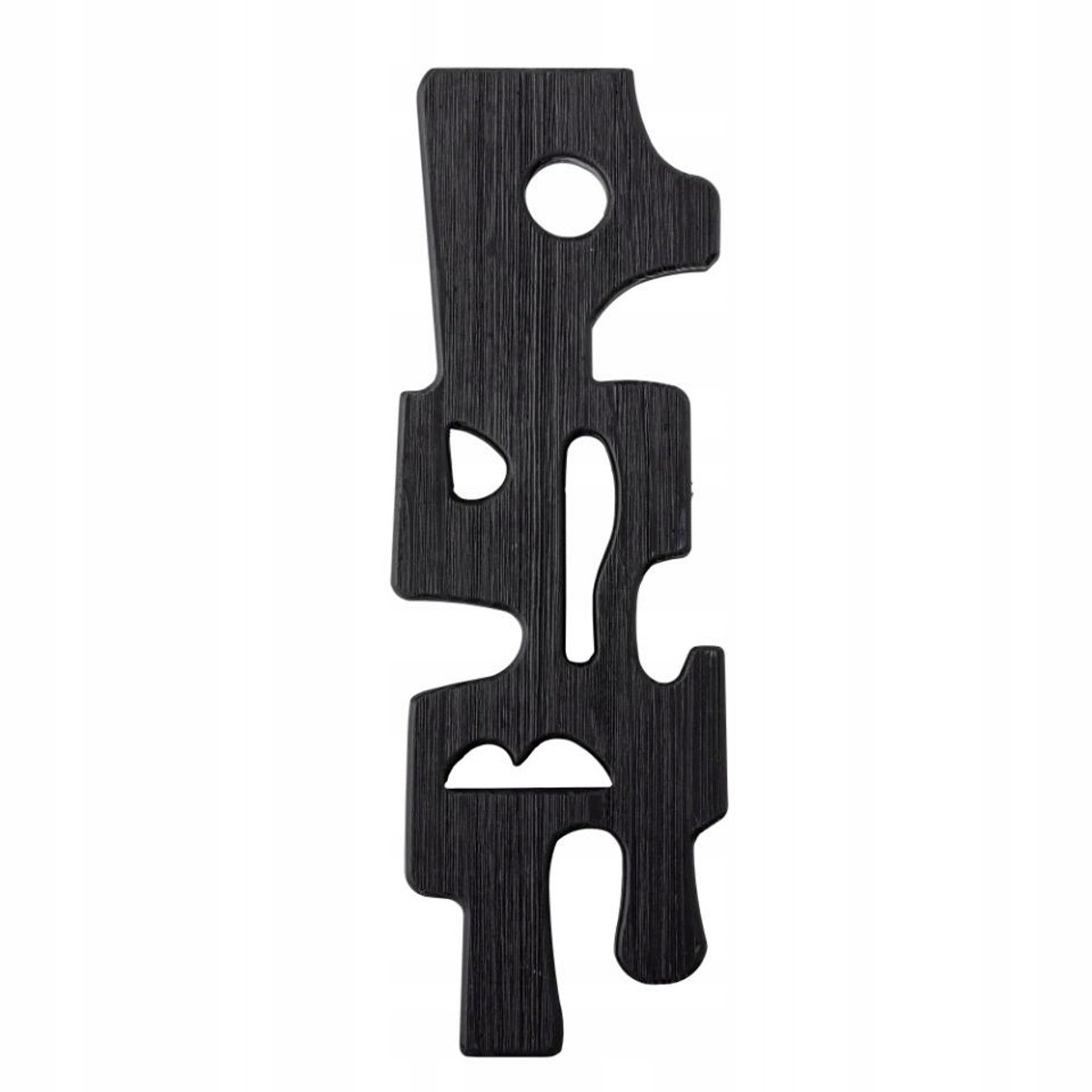 Bloomingville Sare Wanddecoratie - Zwart MDF-sculptuur