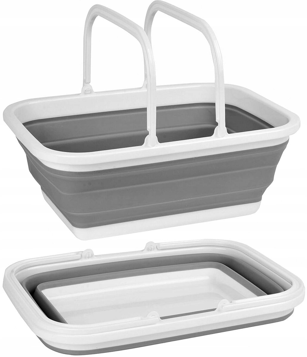 Opvouwbare Silico Mand 38x28.5x15 cm - Praktisch en Ruimtebesparend