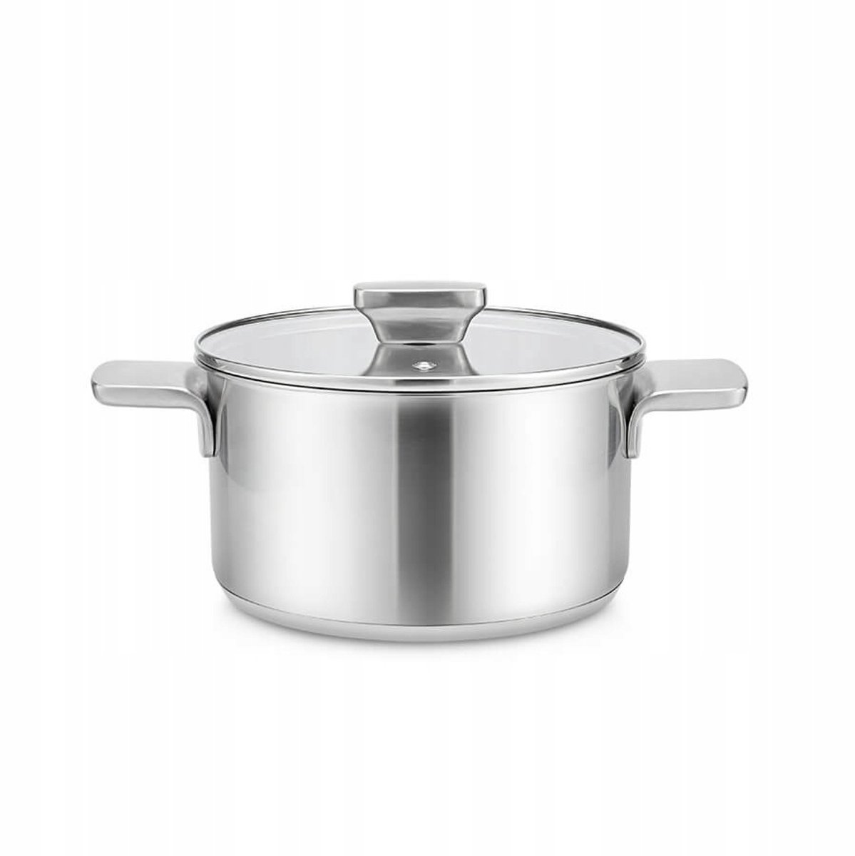 RVS Pan met Deksel 18 cm, 2.5L - Duurzaam en Veelzijdig
