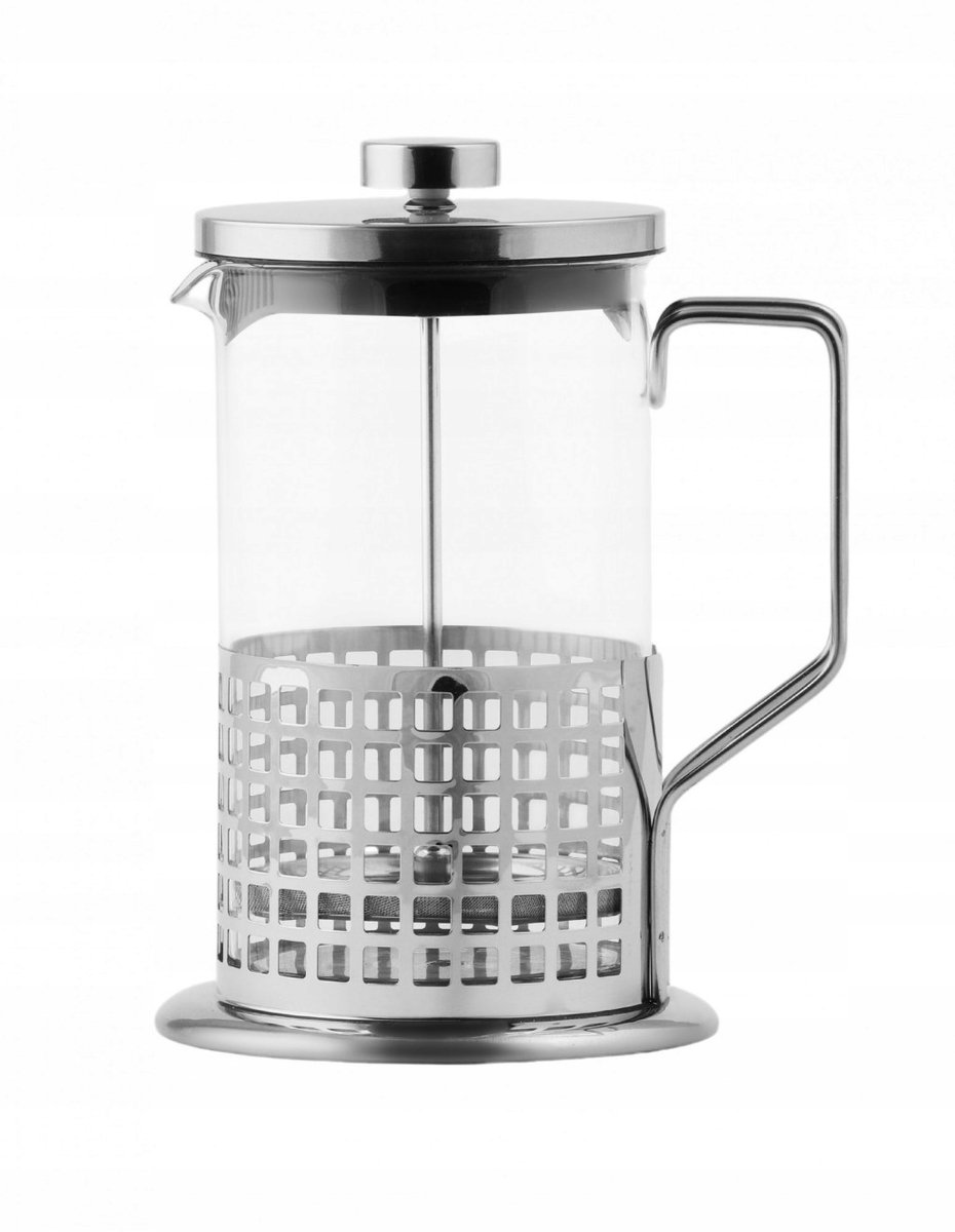 Berretti Glazen Koffie- en Theepot met Plunger 600ml
