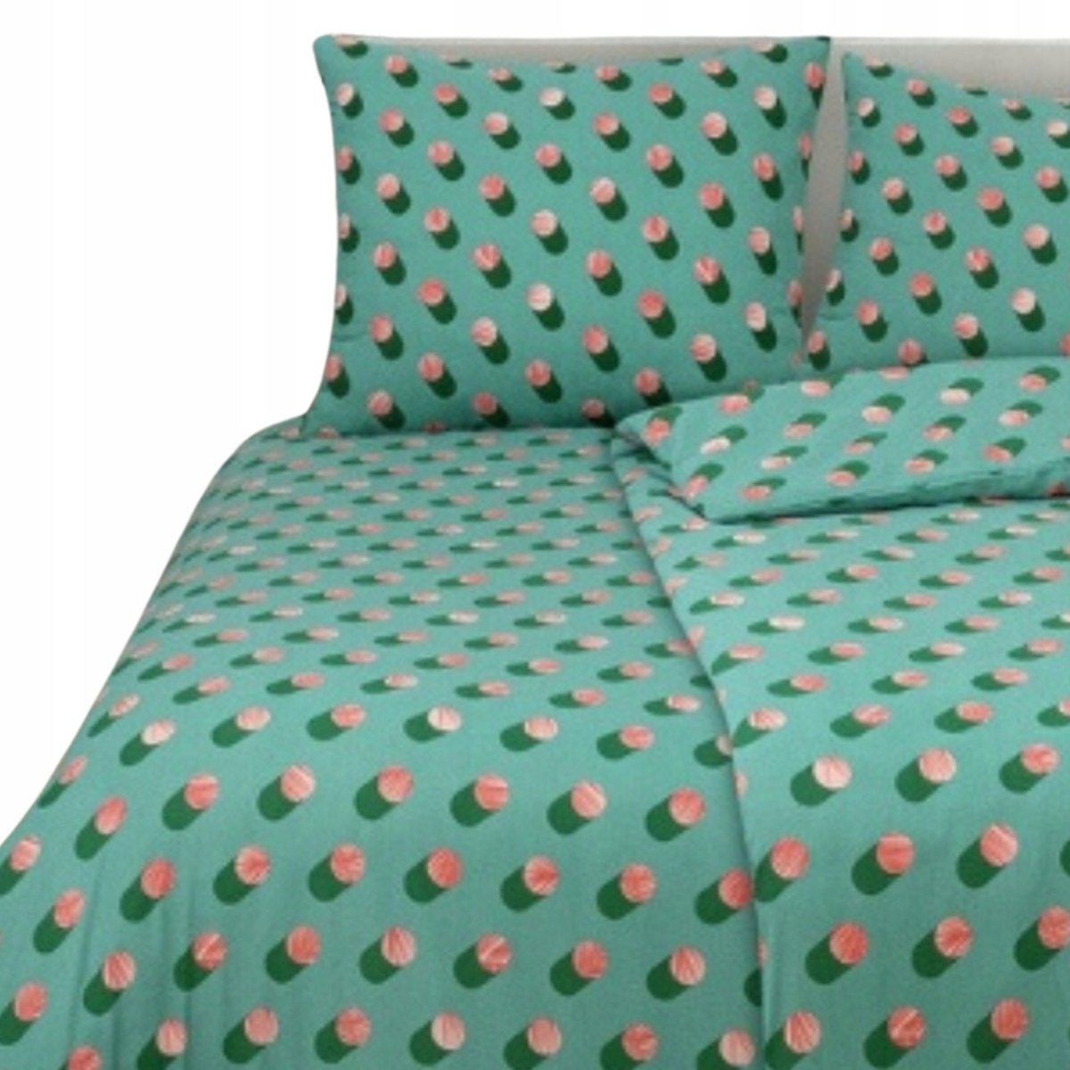 Katoenen Dekbedovertrek Set 140x200cm met Kussensloop 70x80cm - Diverse Patronen