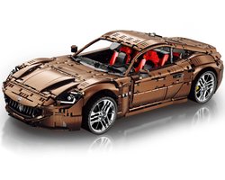 Reobrix 11009 Maserati GranTurismo mega bouwset | City fast champions adventure | Creator classic motor bouwpakket | Technic speelgoed ideas voor volwassenen | Icons furious speed auto geschikt voor Lego | Technische bouwdoos met 5480 bloks