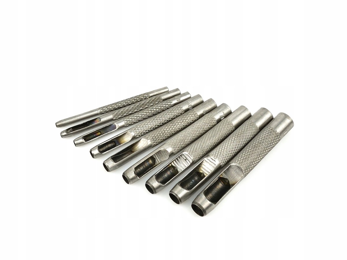 9-delige lederen perforatorset 2,5-10 mm
