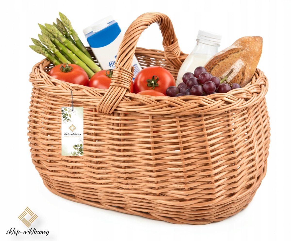 Wikkelen mand voor boodschappen, groenten en fruit