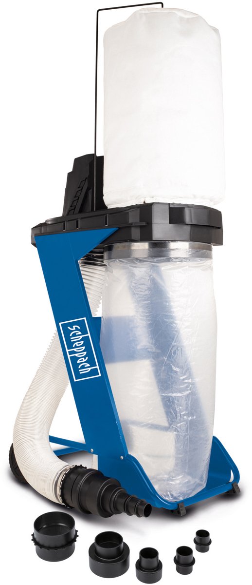 Spaanafzuiging afzuiginstallatie DC500 - 550W | 230V | 900 Pa | 1150 m3/u  | 75L