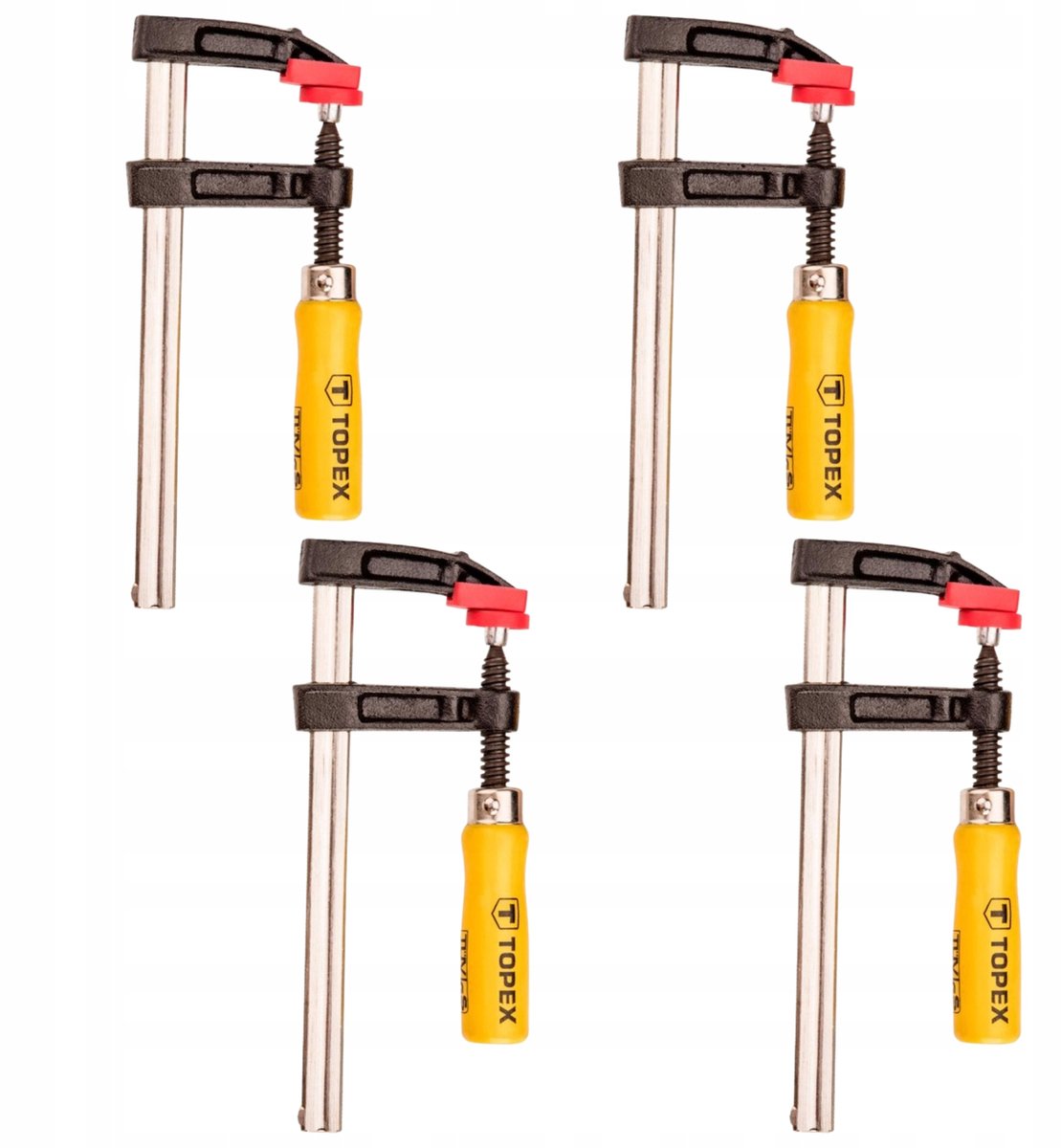 4x Timmerman Klemmen 50x150mm - TOPEX Set