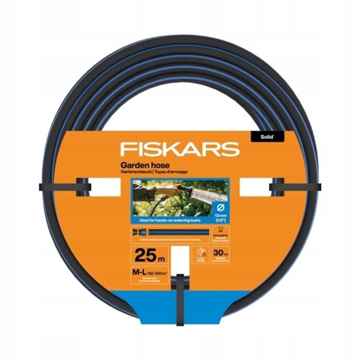 Tuinslang SOLID 13mm 1/2'' 25m - Duurzaam en flexibel