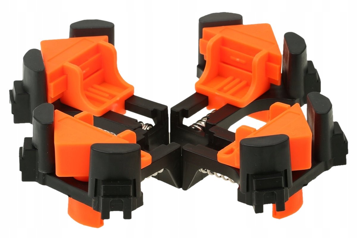 Hoeklijmklemmen 90° Set van 4 Stuks voor Houtbewerking