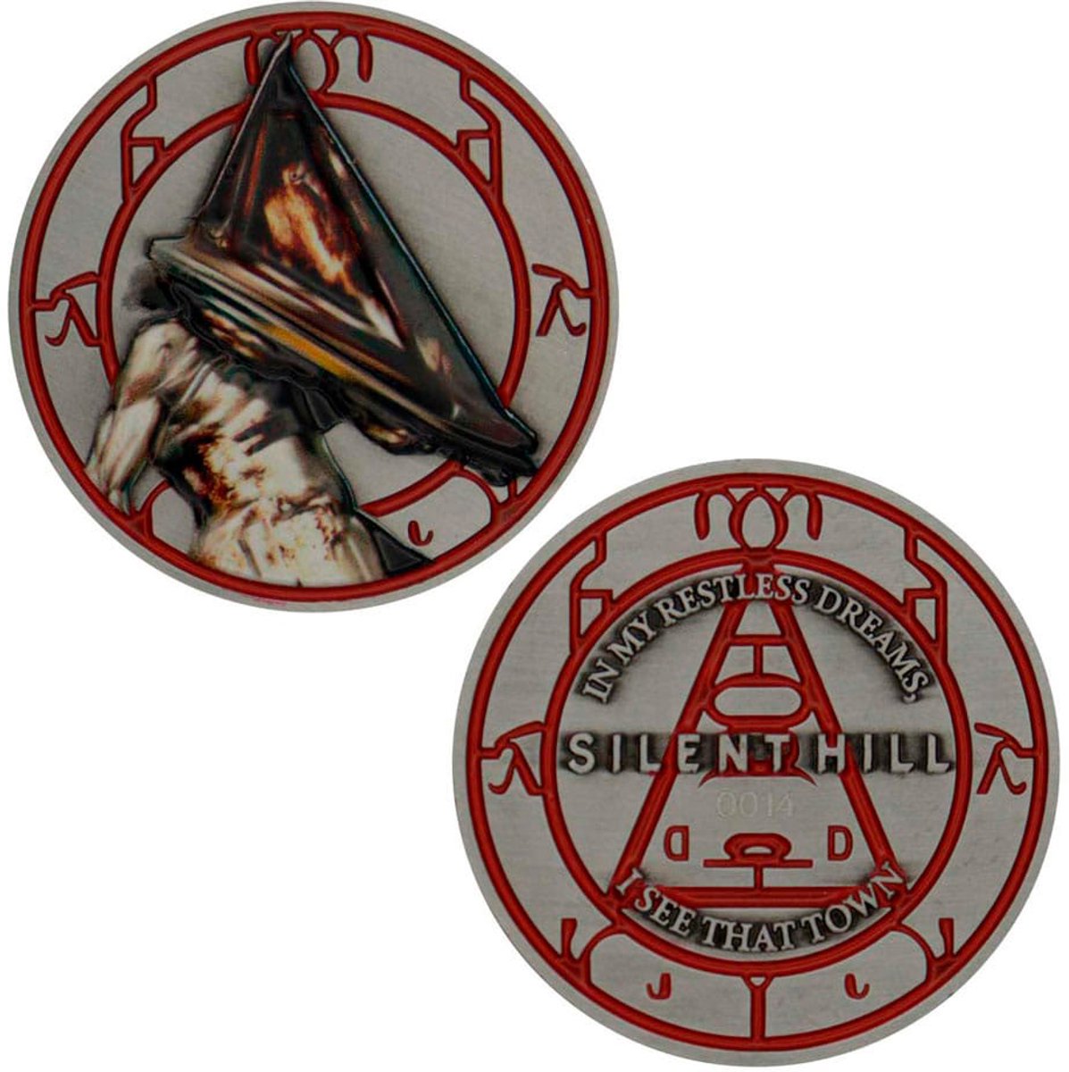 FaNaTtik Silent Hill Collectable Coin Pyramid Head Limited Edition Coins