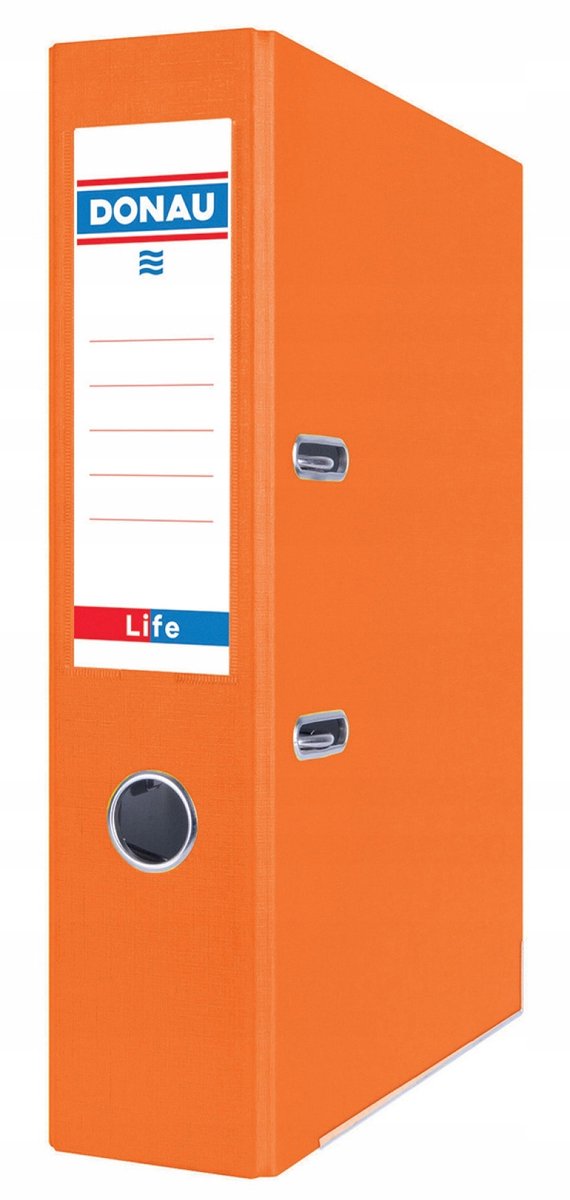 Donau Life Ringband A4/75mm Neon Oranje