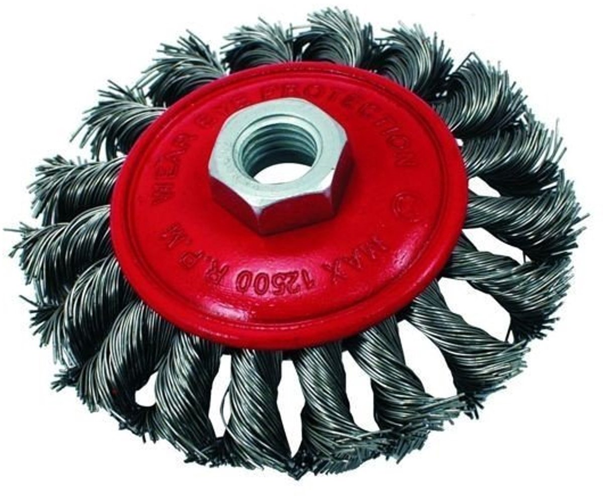 Beast Staal Draad Borstel M14 100mm voor Slijper